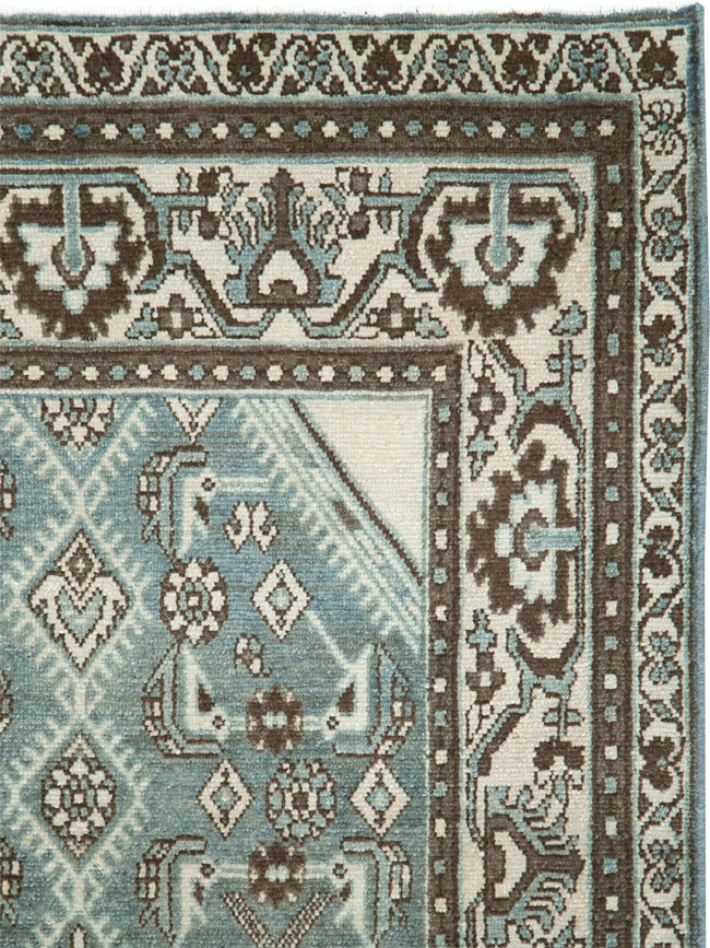 Vintage Persian Malayer Throw Rug (Pair: 2 of 2), No.27894 - Galerie Shabab