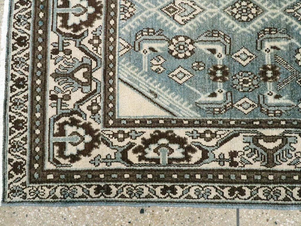 Vintage Persian Malayer Throw Rug (Pair: 2 of 2), No.27894 - Galerie Shabab