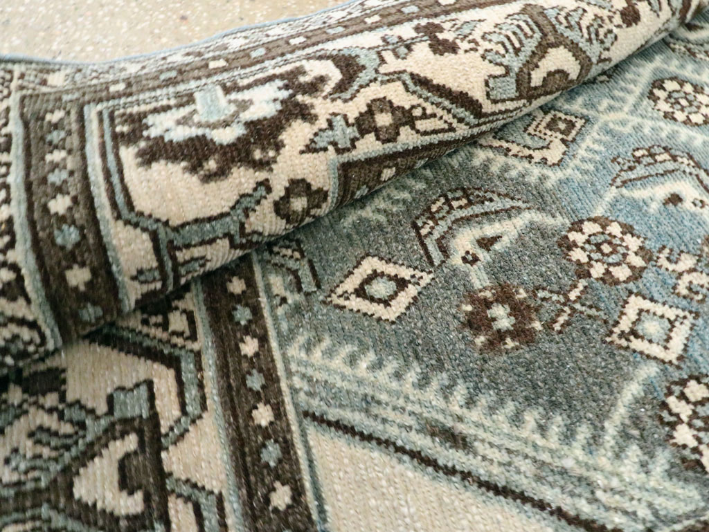 Vintage Persian Malayer Throw Rug (Pair: 2 of 2), No.27894 - Galerie Shabab