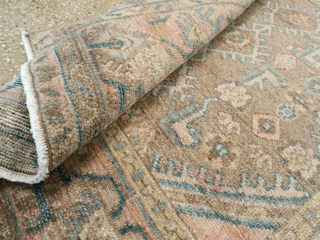 Vintage Persian Malayer Throw Rug, No.27895 - Galerie Shabab