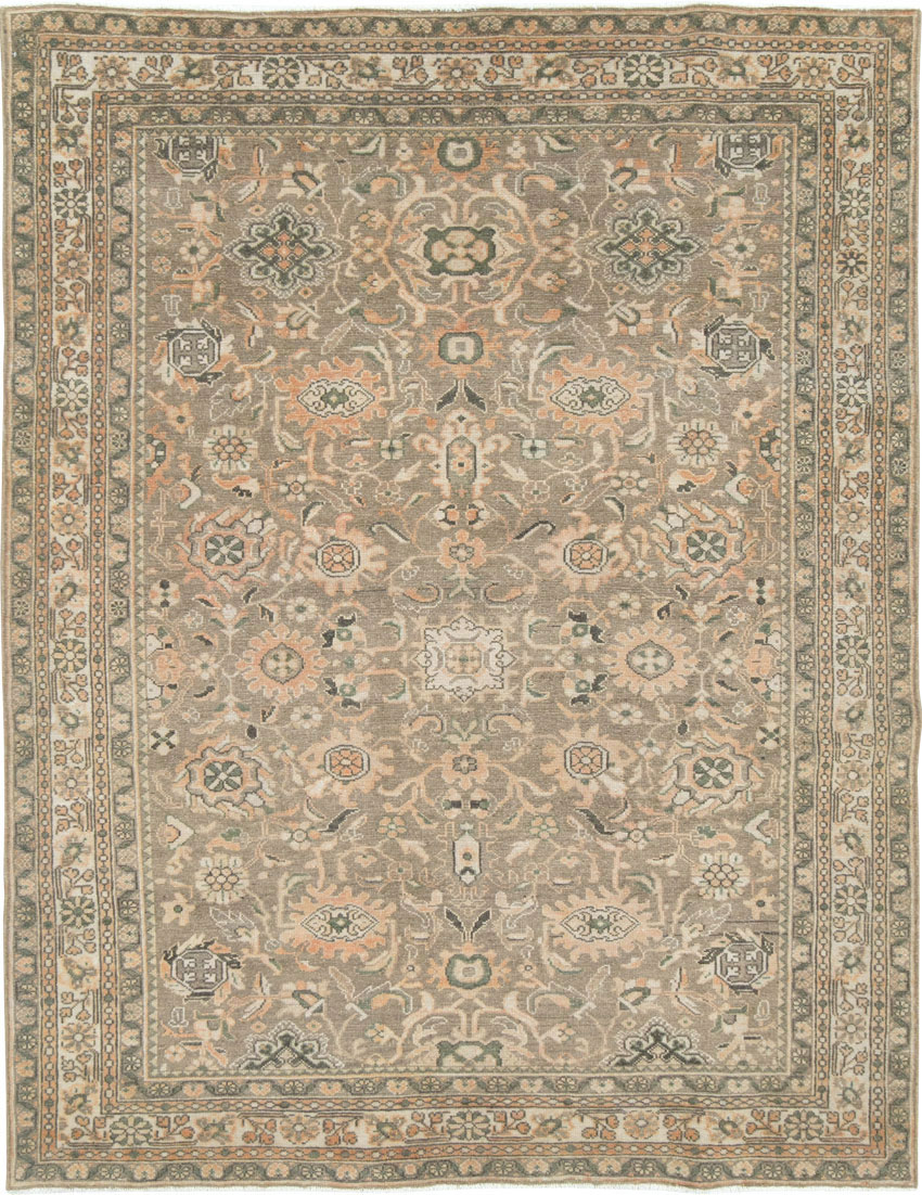 Vintage Persian Malayer Accent Rug (Pair: 1 of 2), No.27898 - Galerie Shabab