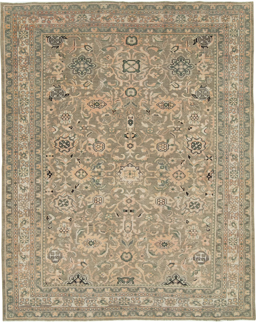 Vintage Persian Malayer Accent Rug (Pair: 1 of 2), No.27898 - Galerie Shabab