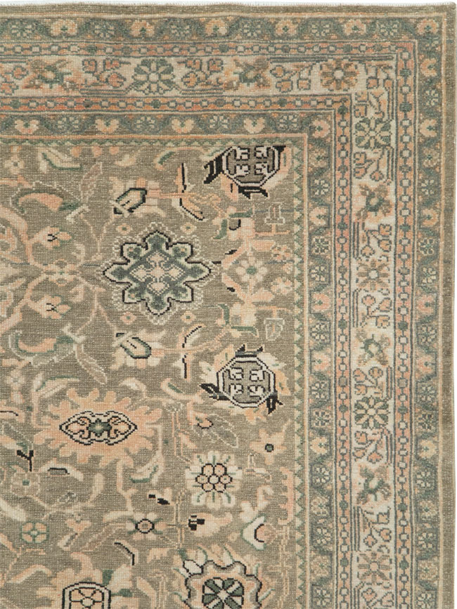 Vintage Persian Malayer Accent Rug (Pair: 1 of 2), No.27898 - Galerie Shabab