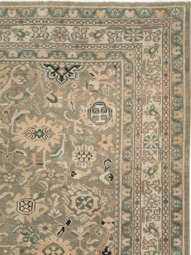 Vintage Persian Malayer Accent Rug (Pair: 1 of 2), No.27898 - Galerie Shabab