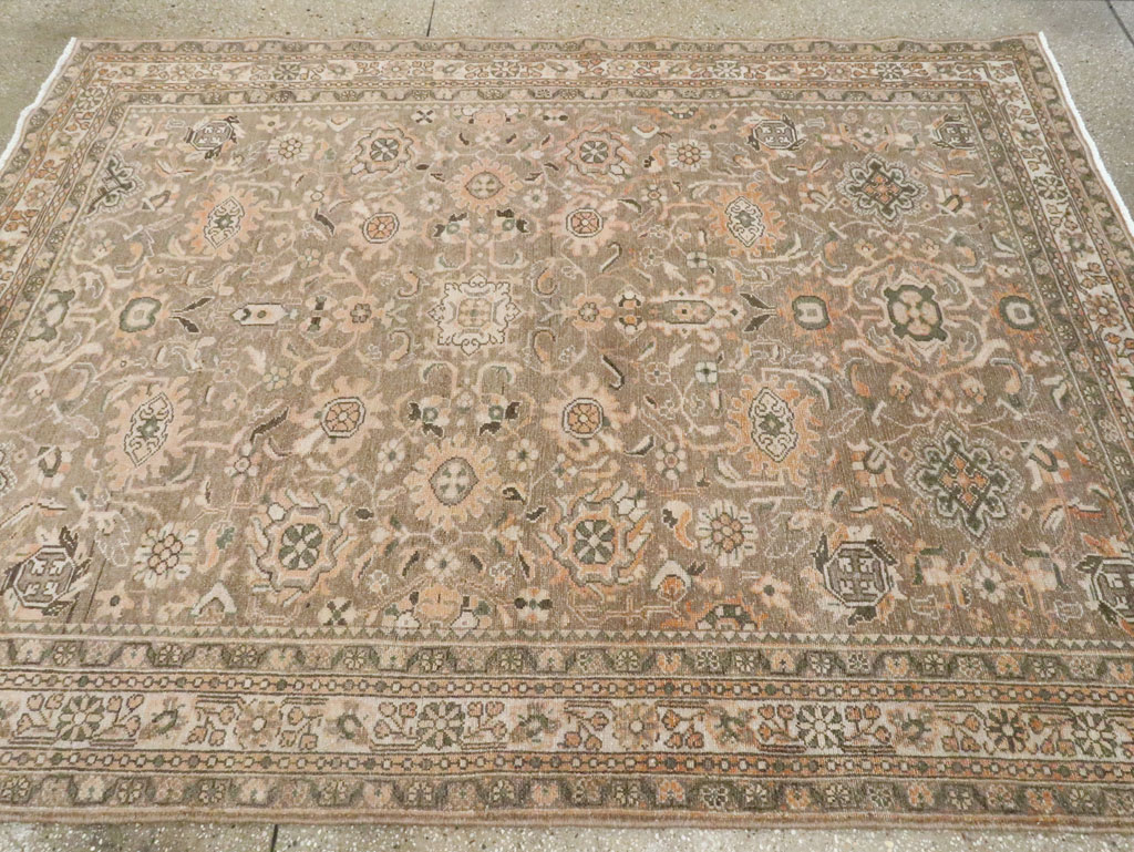 Vintage Persian Malayer Accent Rug (Pair: 1 of 2), No.27898 - Galerie Shabab