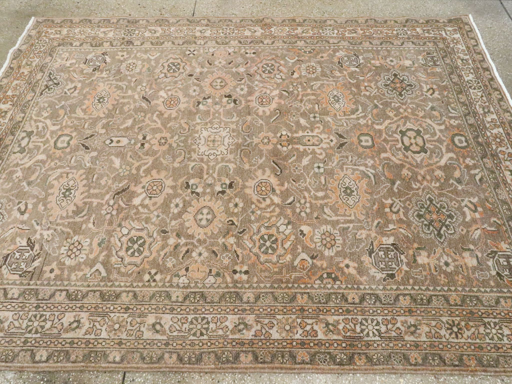 Vintage Persian Malayer Accent Rug (Pair: 1 of 2), No.27898 - Galerie Shabab