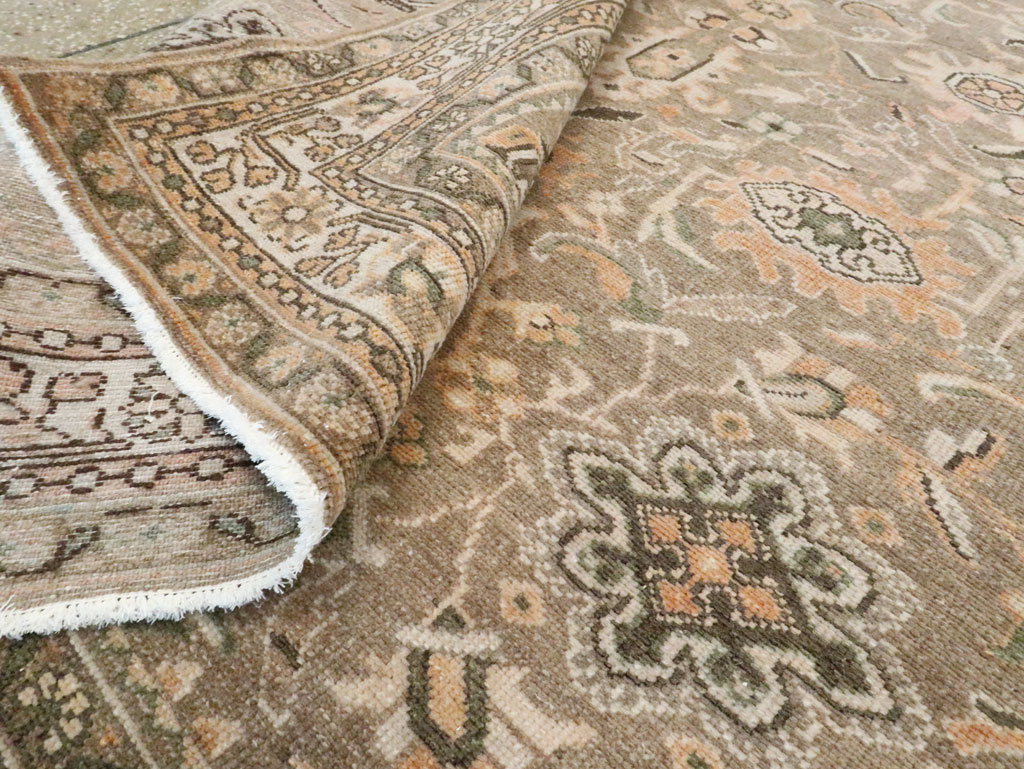 Vintage Persian Malayer Accent Rug (Pair: 1 of 2), No.27898 - Galerie Shabab