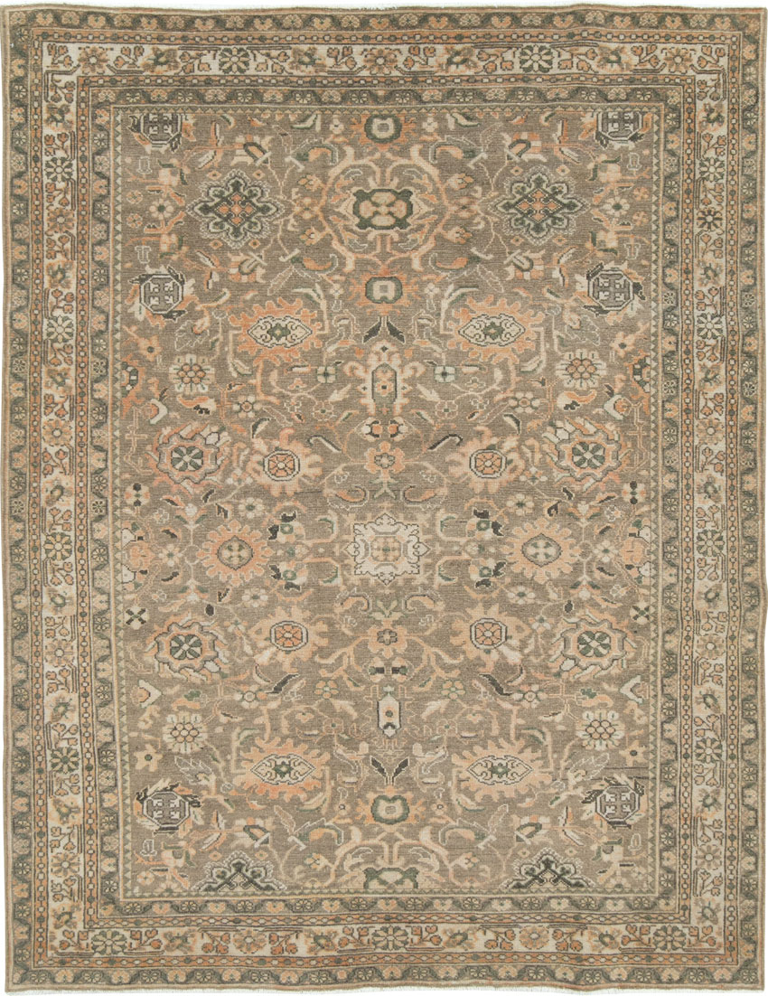 Vintage Persian Malayer Accent Rug (Pair: 2 of 2), No.27899 - Galerie Shabab