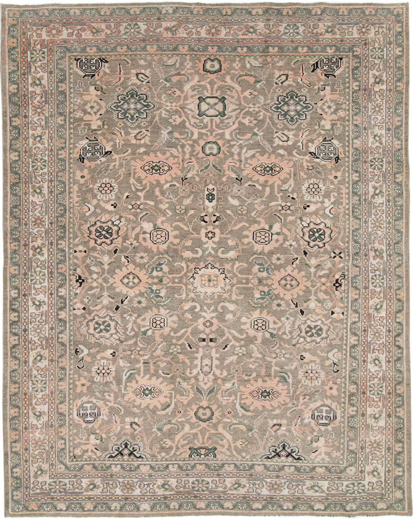 Vintage Persian Malayer Accent Rug (Pair: 2 of 2), No.27899 - Galerie Shabab