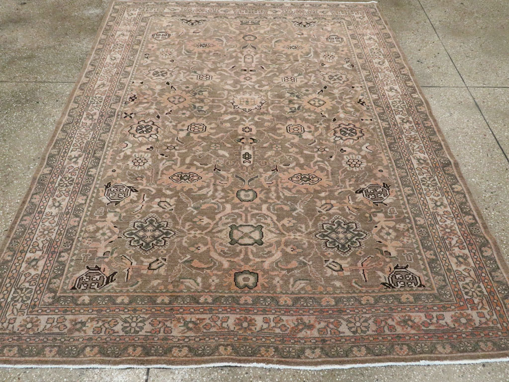 Vintage Persian Malayer Accent Rug (Pair: 2 of 2), No.27899 - Galerie Shabab