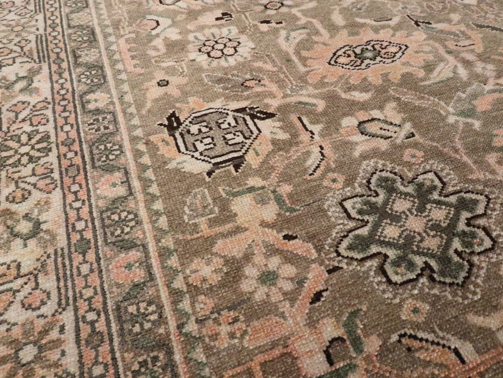 Vintage Persian Malayer Accent Rug (Pair: 2 of 2), No.27899 - Galerie Shabab