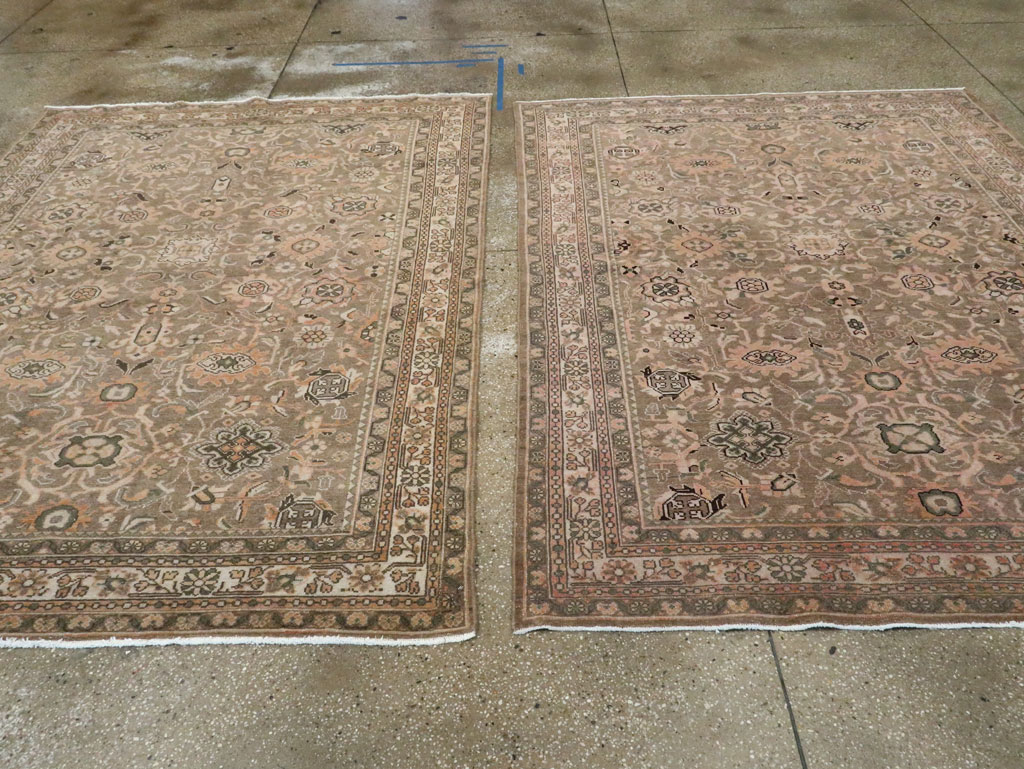 Vintage Persian Malayer Accent Rug (Pair: 2 of 2), No.27899 - Galerie Shabab