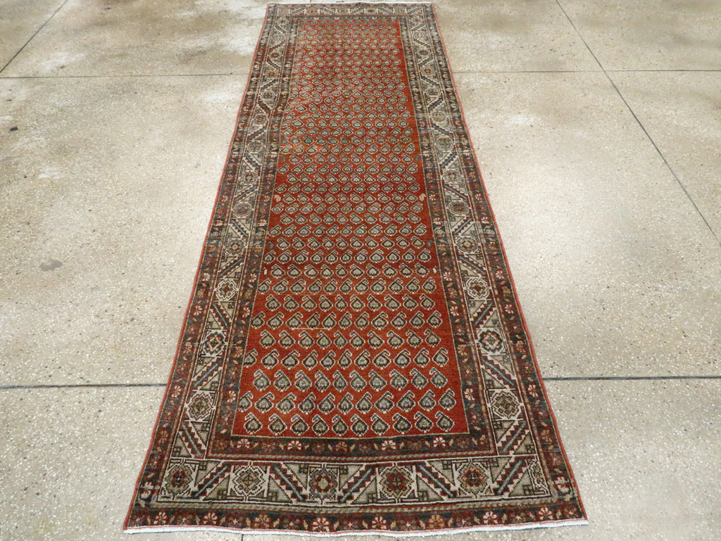 Vintage Persian Malayer Runner, No.27900 - Galerie Shabab