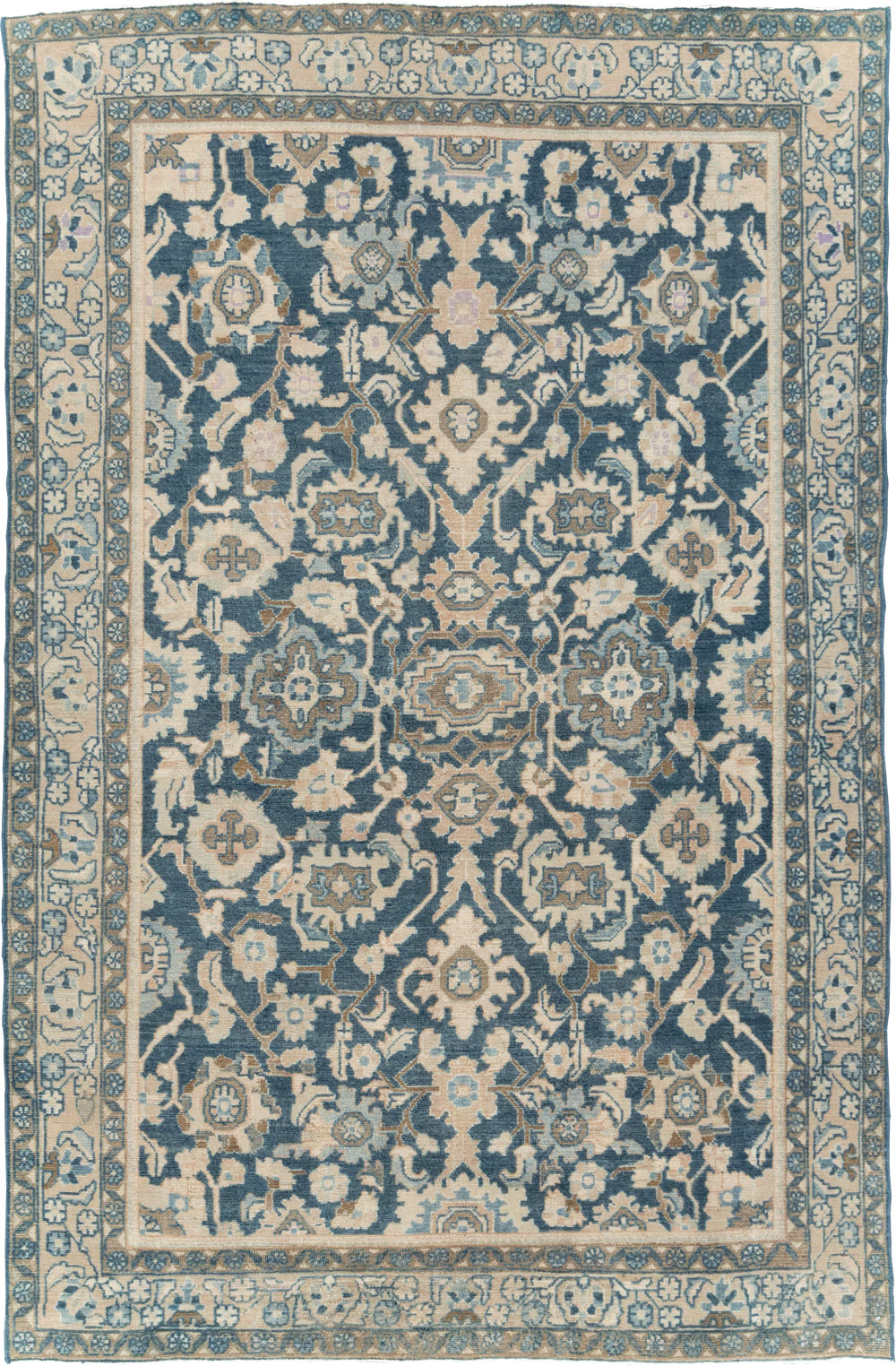 Vintage Persian Malayer Accent Rug, No.27904 - Galerie Shabab