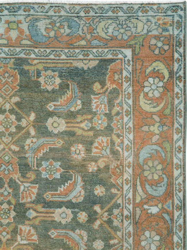 Vintage Persian Malayer Gallery Carpet, No.27905 - Galerie Shabab