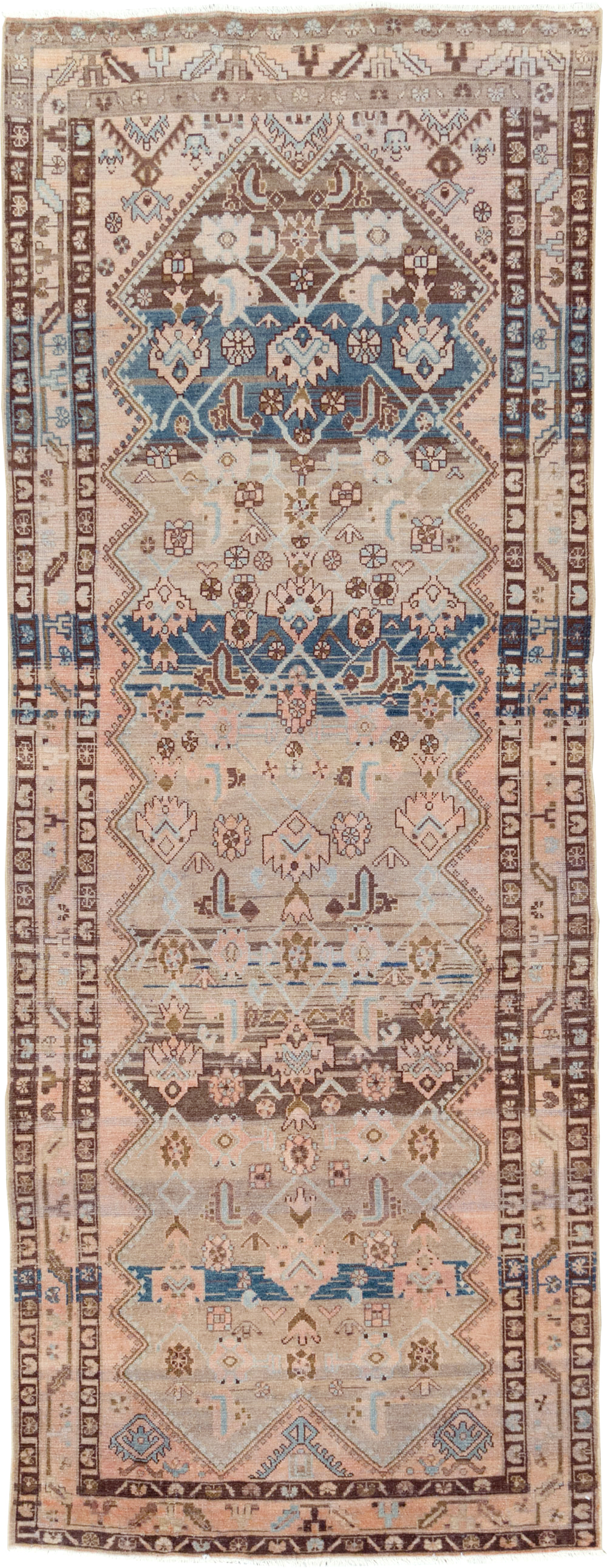 Vintage Persian Malayer Runner, No.27906 - Galerie Shabab