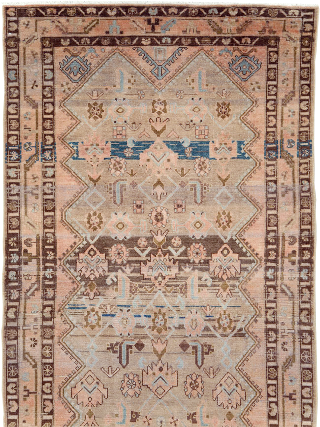 Vintage Persian Malayer Runner, No.27906 - Galerie Shabab