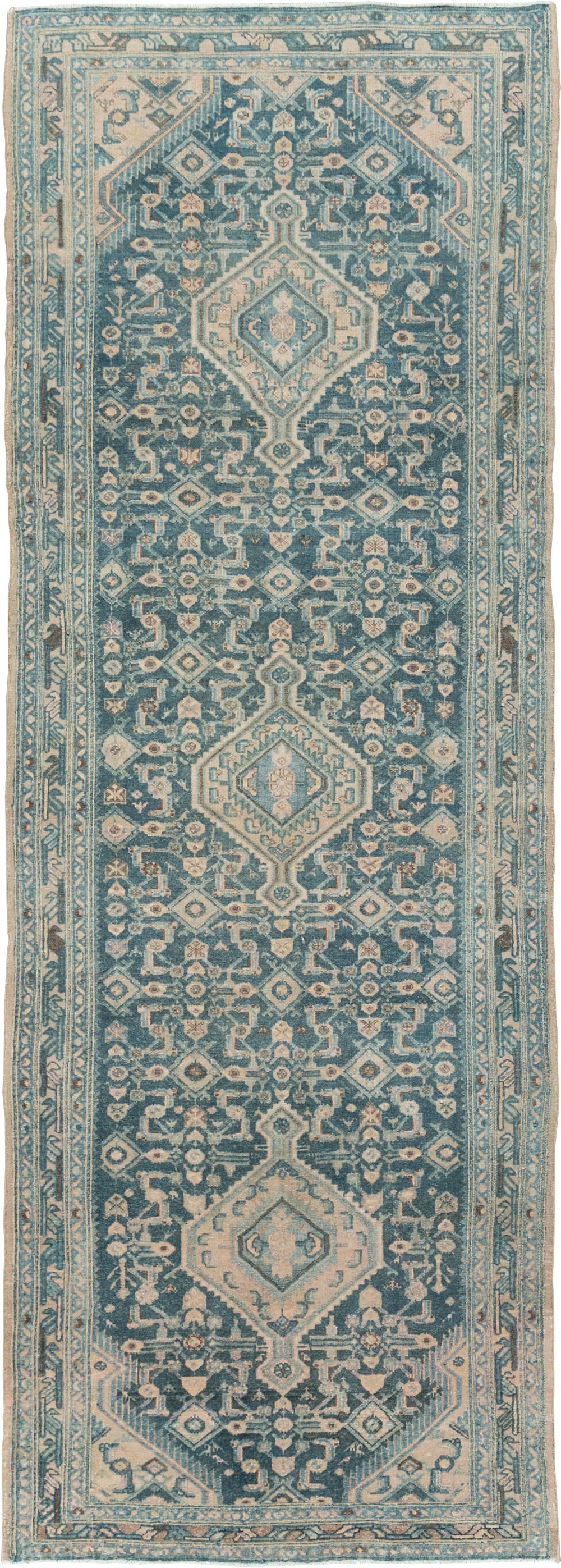 Vintage Persian Malayer Runner, No.27909 - Galerie Shabab