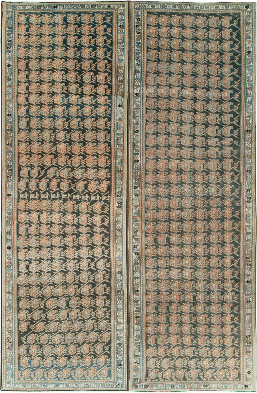Vintage Persian Malayer Room Size Carpet, No.27912 - Galerie Shabab