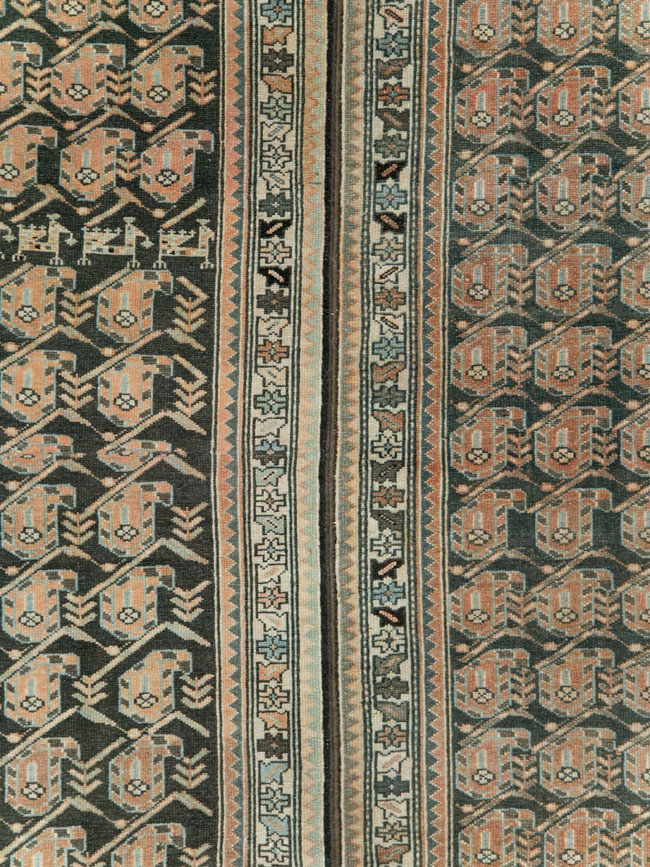 Vintage Persian Malayer Room Size Carpet, No.27912 - Galerie Shabab