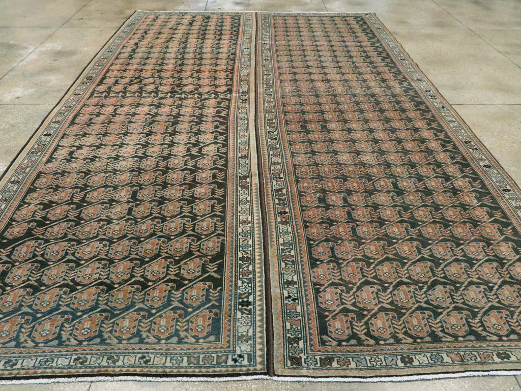 Vintage Persian Malayer Room Size Carpet, No.27912 - Galerie Shabab