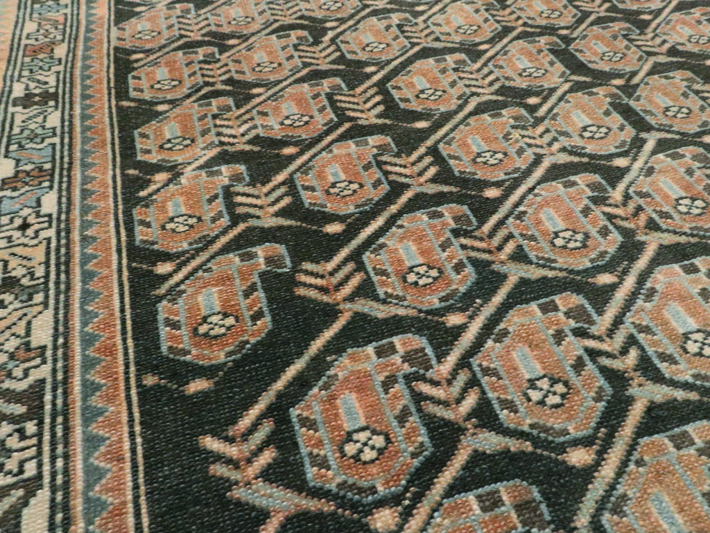 Vintage Persian Malayer Room Size Carpet, No.27912 - Galerie Shabab