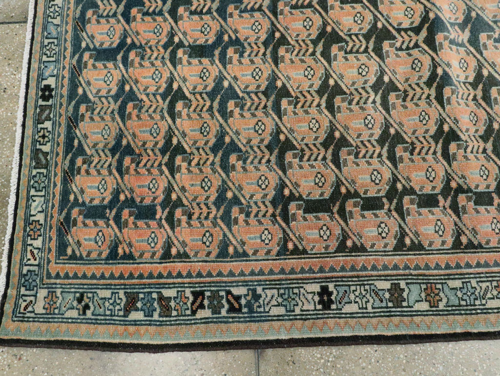 Vintage Persian Malayer Room Size Carpet, No.27912 - Galerie Shabab