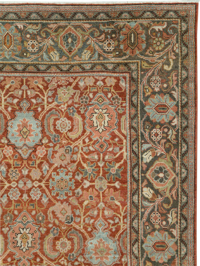 Antique Persian Mahal Carpet, No.27915 - Galerie Shabab