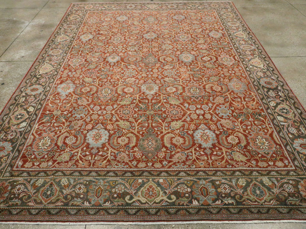 Antique Persian Mahal Carpet, No.27915 - Galerie Shabab