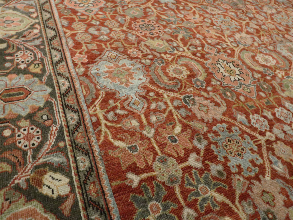 Antique Persian Mahal Carpet, No.27915 - Galerie Shabab