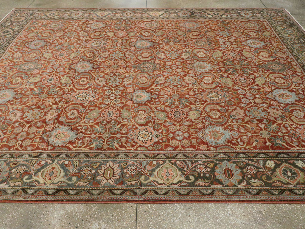 Antique Persian Mahal Carpet, No.27915 - Galerie Shabab