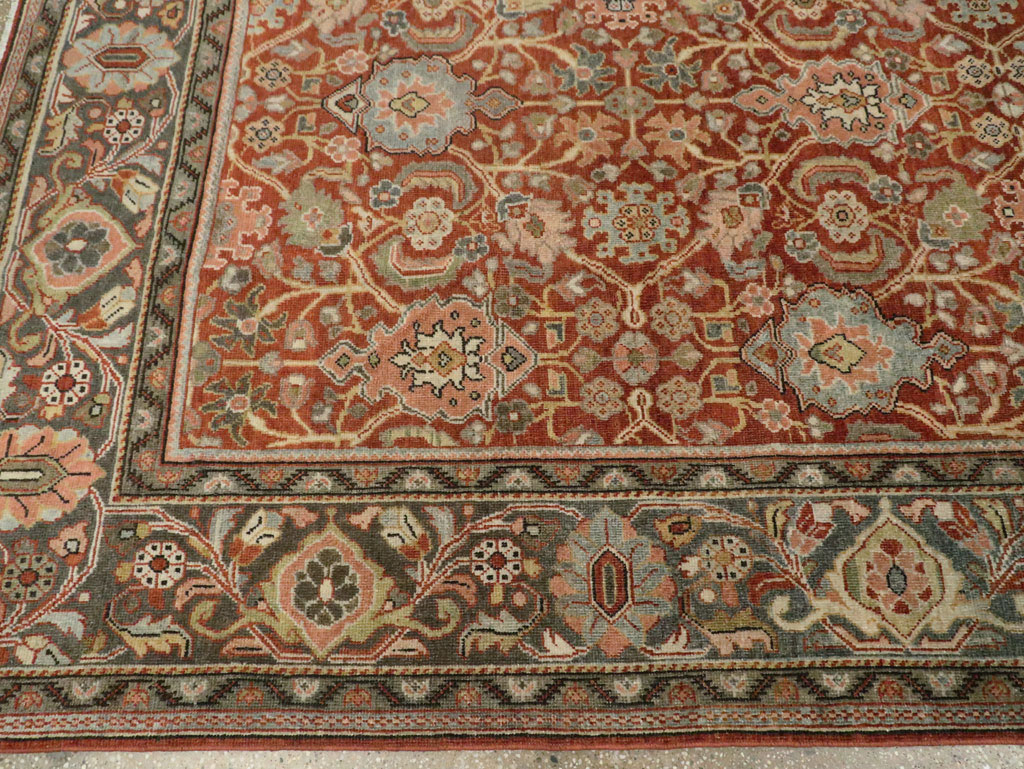 Antique Persian Mahal Carpet, No.27915 - Galerie Shabab