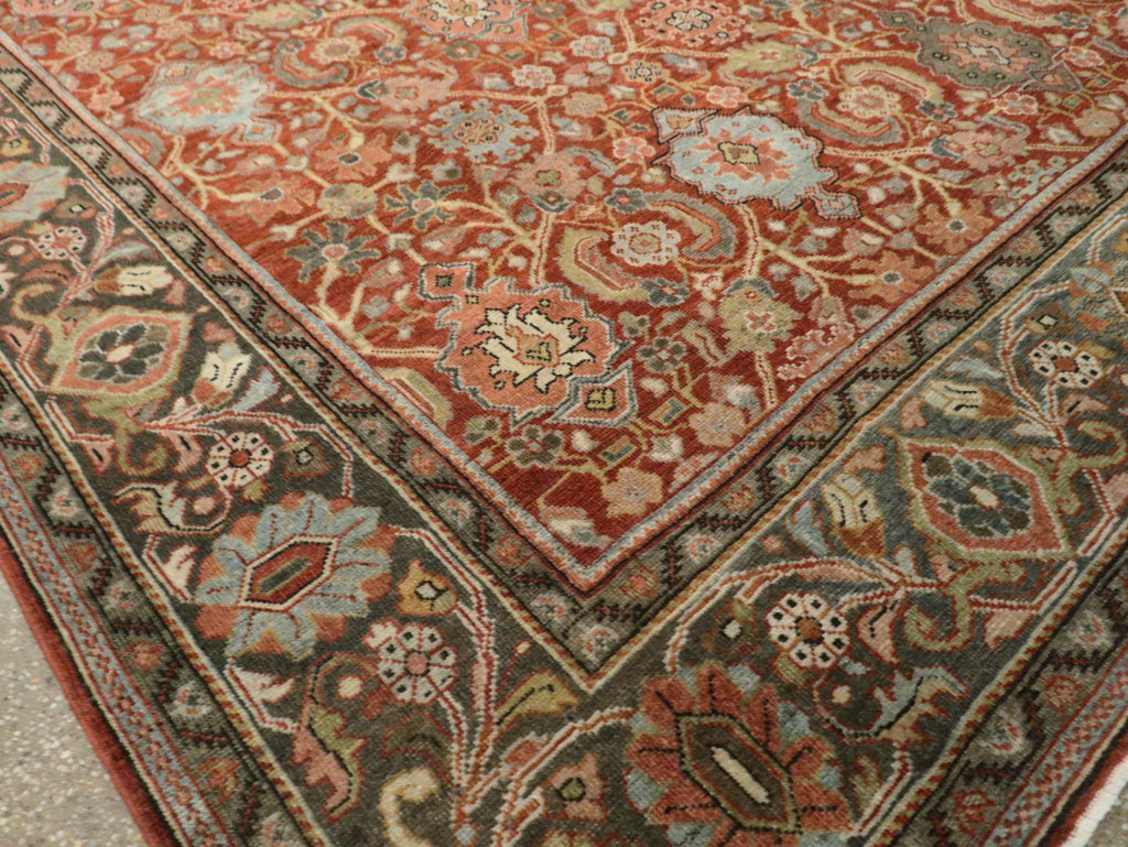 Antique Persian Mahal Carpet, No.27915 - Galerie Shabab