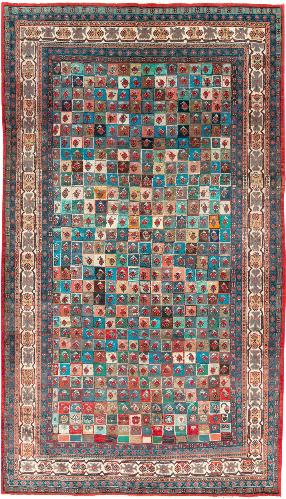 Vintage Persian Mahal Rug, No.27916 - Galerie Shabab