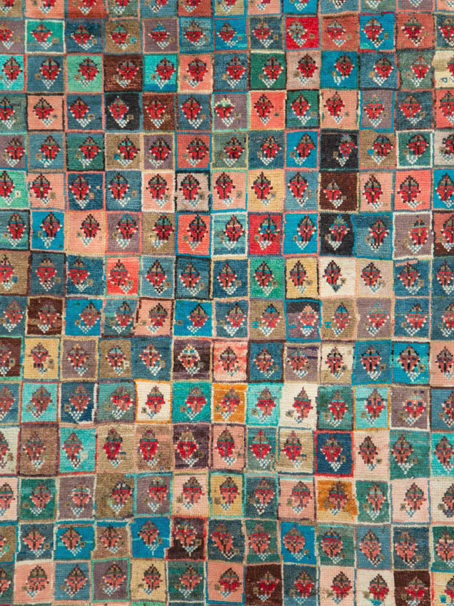 Vintage Persian Mahal Rug, No.27916 - Galerie Shabab