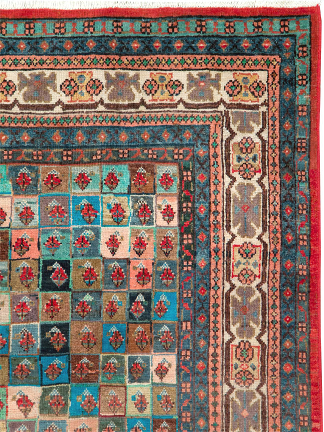 Vintage Persian Mahal Rug, No.27916 - Galerie Shabab