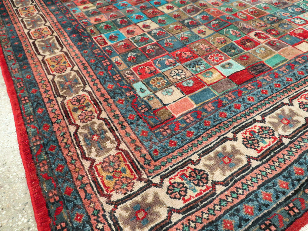 Vintage Persian Mahal Rug, No.27916 - Galerie Shabab
