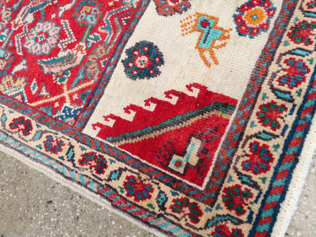 Vintage Persian Mahal Rug, No.27917 - Galerie Shabab