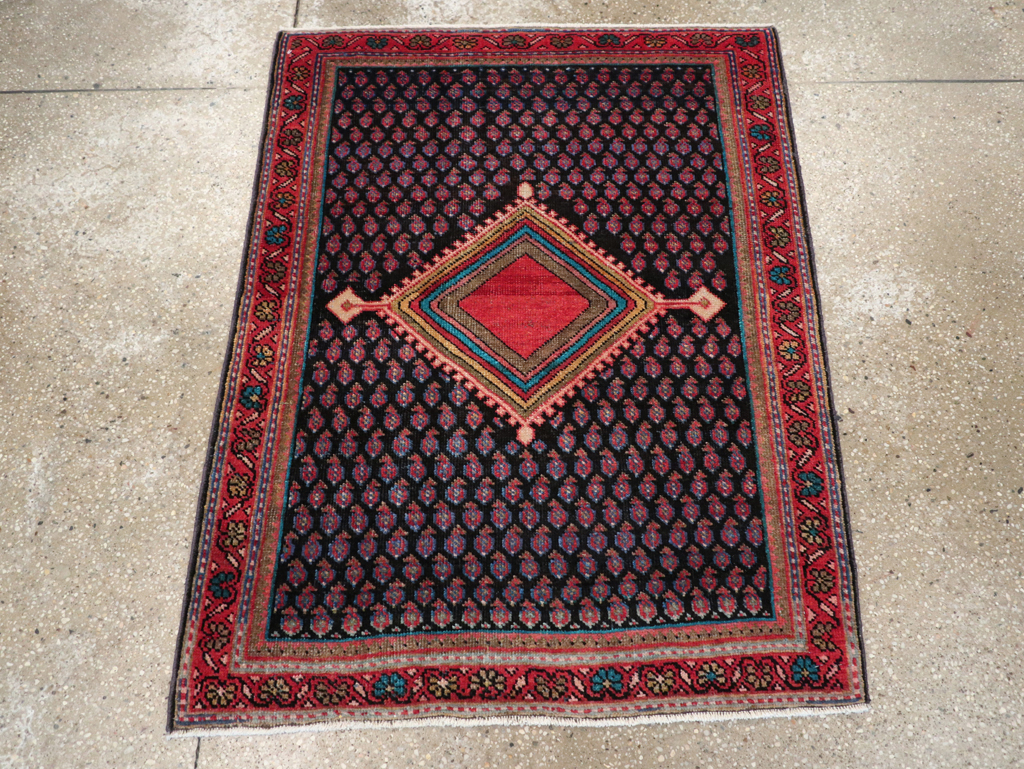 Vintage Persian Mahal Rug, No.27919 - Galerie Shabab