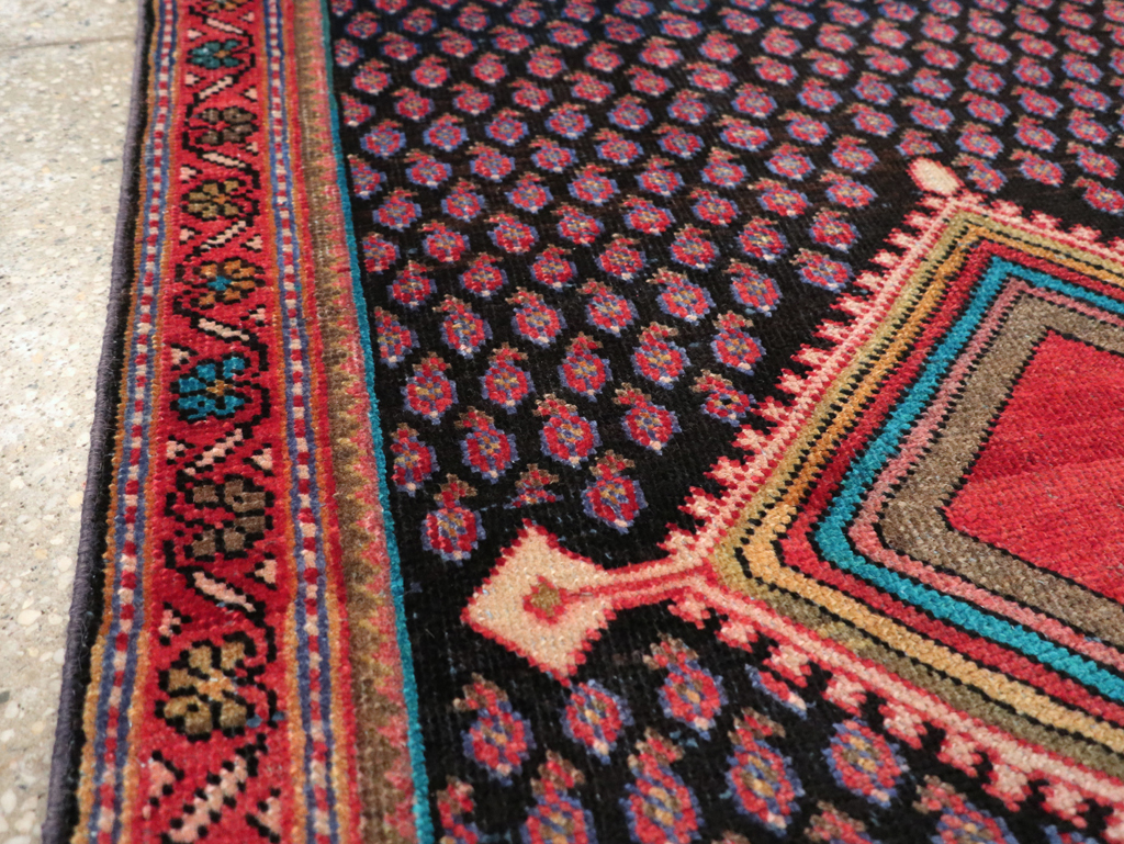 Vintage Persian Mahal Rug, No.27919 - Galerie Shabab