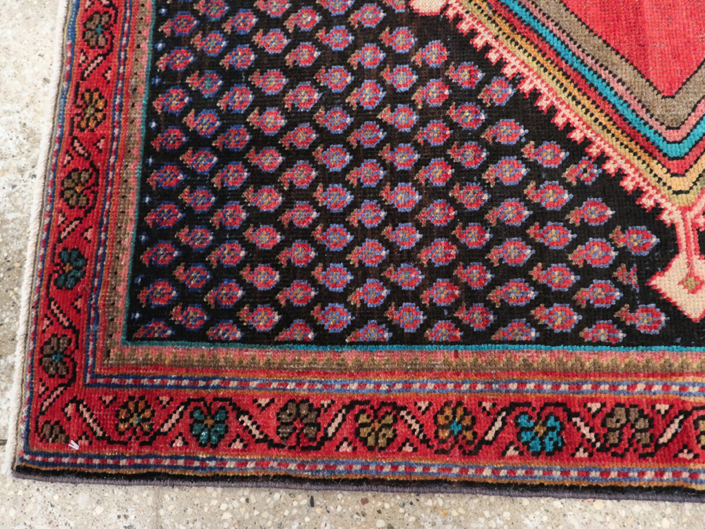 Vintage Persian Mahal Rug, No.27919 - Galerie Shabab