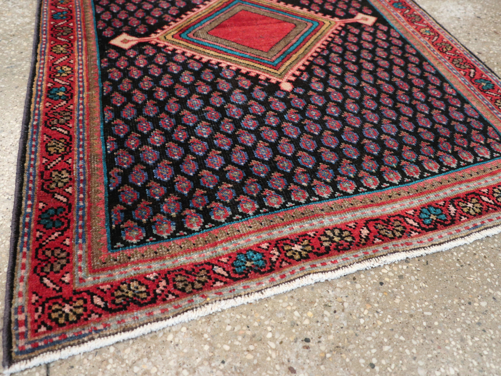Vintage Persian Mahal Rug, No.27919 - Galerie Shabab