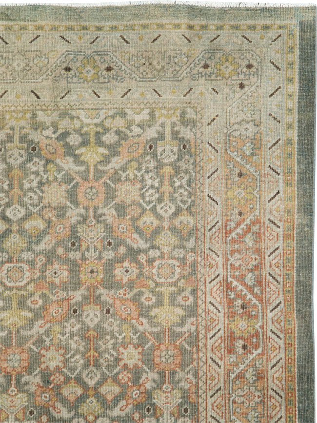 Antique Persian Mahal Gallery Carpet, No.27920 - Galerie Shabab