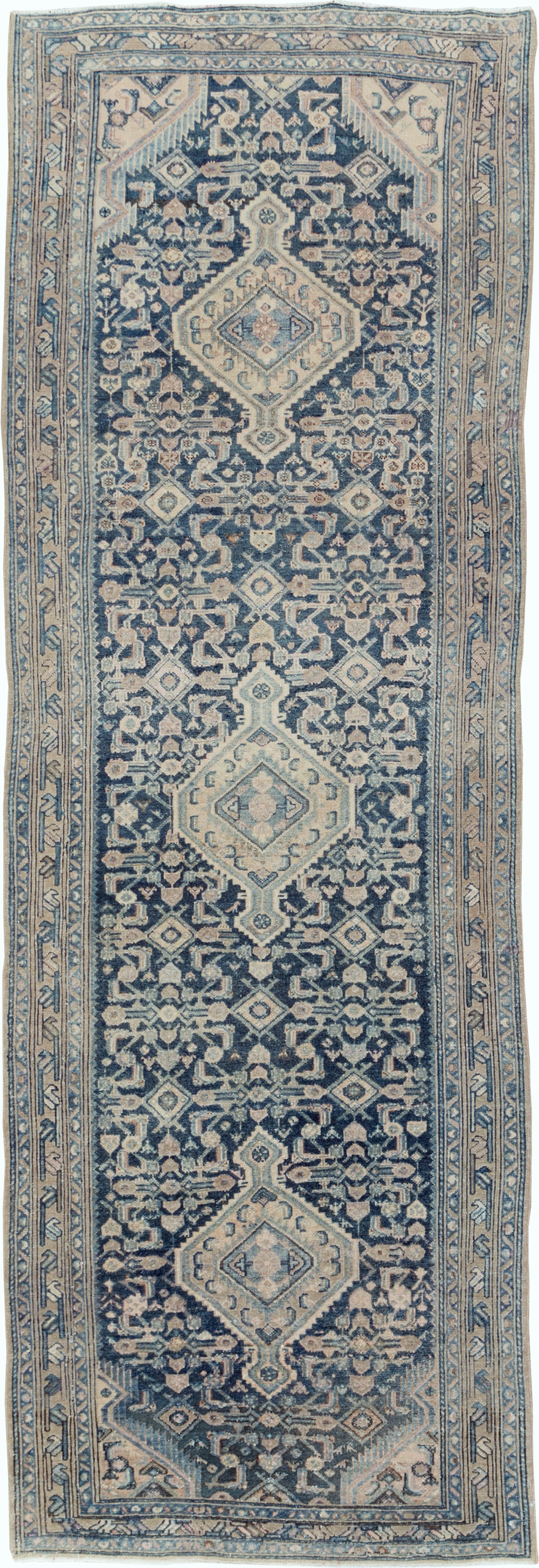 Vintage Persian Malayer Runner, No.27925 - Galerie Shabab