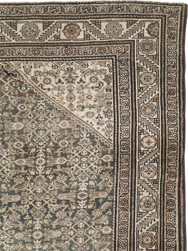 Antique Persian Malayer Gallery Carpet, No.27926 - Galerie Shabab