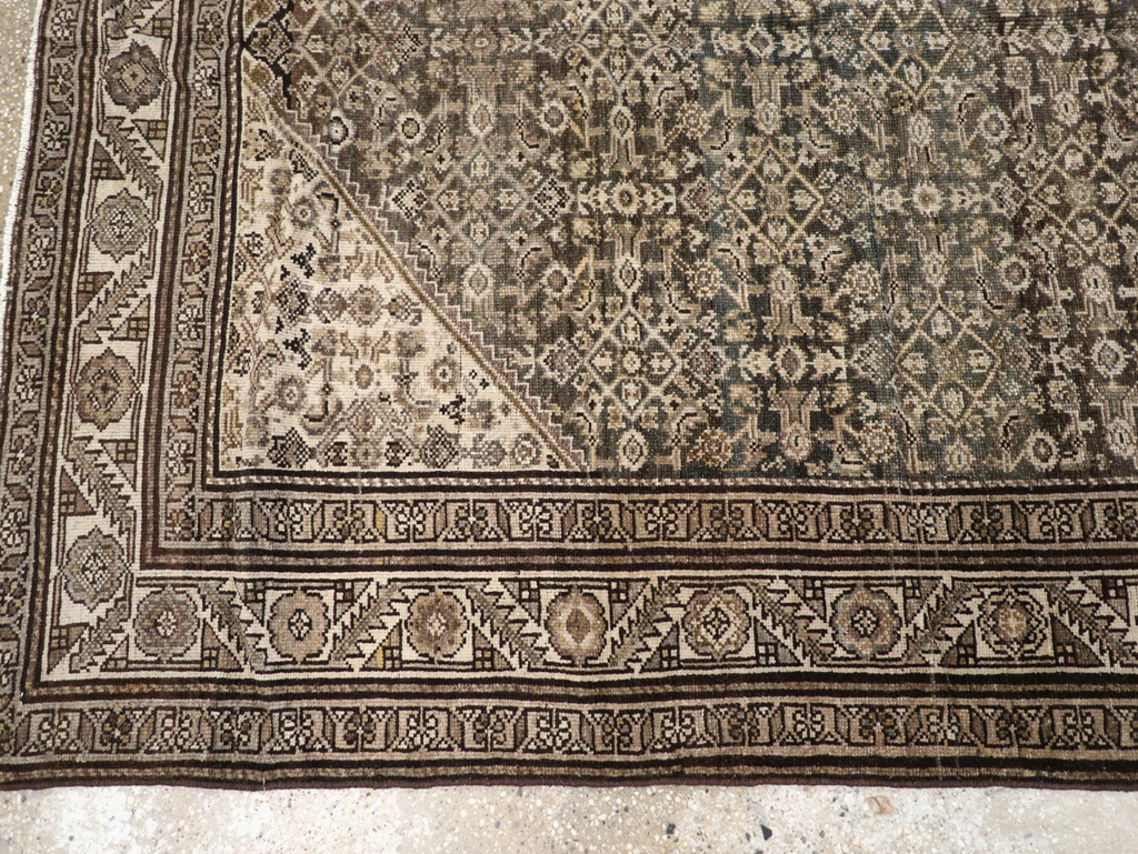 Antique Persian Malayer Gallery Carpet, No.27926 - Galerie Shabab