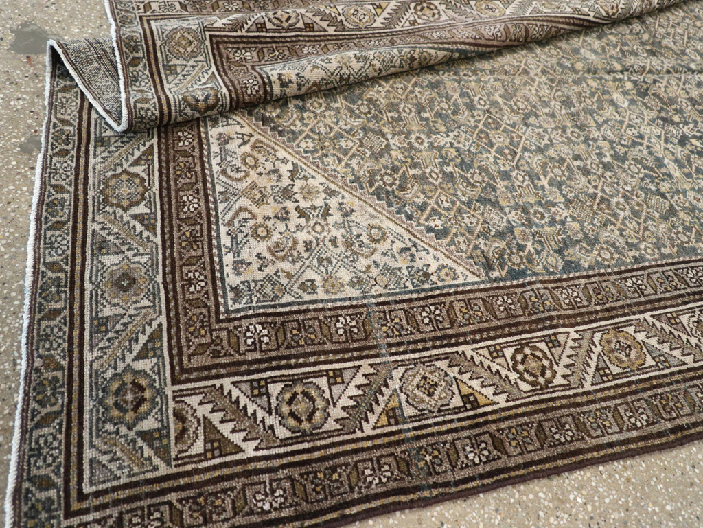 Antique Persian Malayer Gallery Carpet, No.27926 - Galerie Shabab