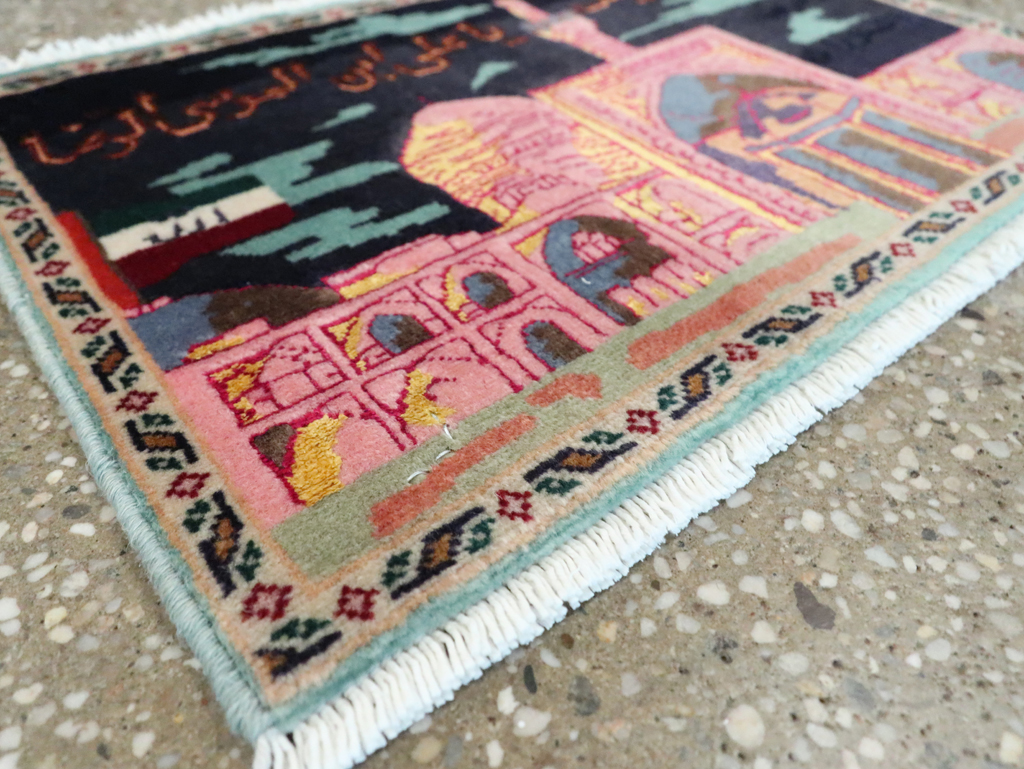 Vintage Persian Tabriz Pictorial Rug (Pair: 1 of 2), No.27929 - Galerie Shabab