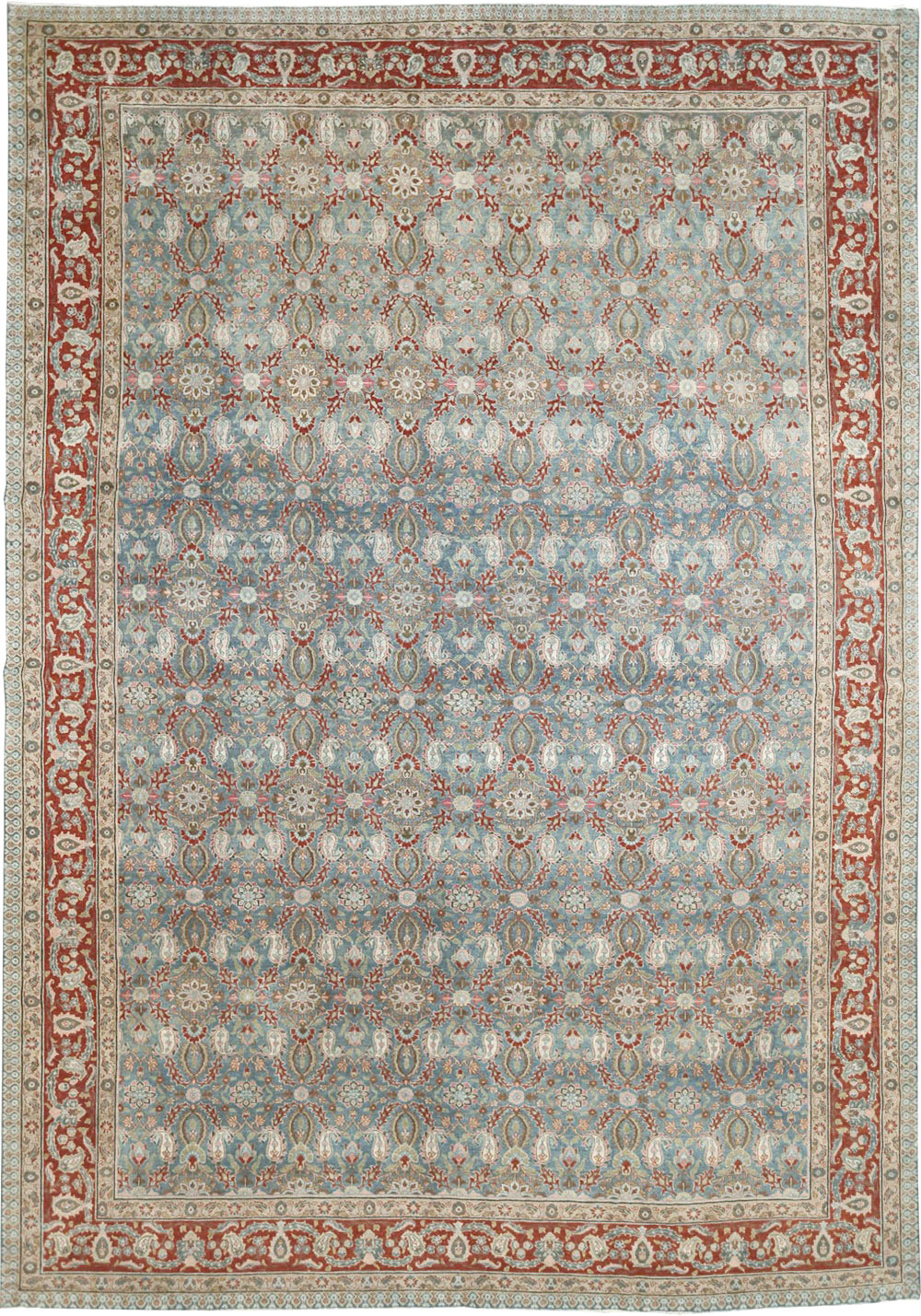 Antique Persian Tabriz Carpet, No.27930 - Galerie Shabab