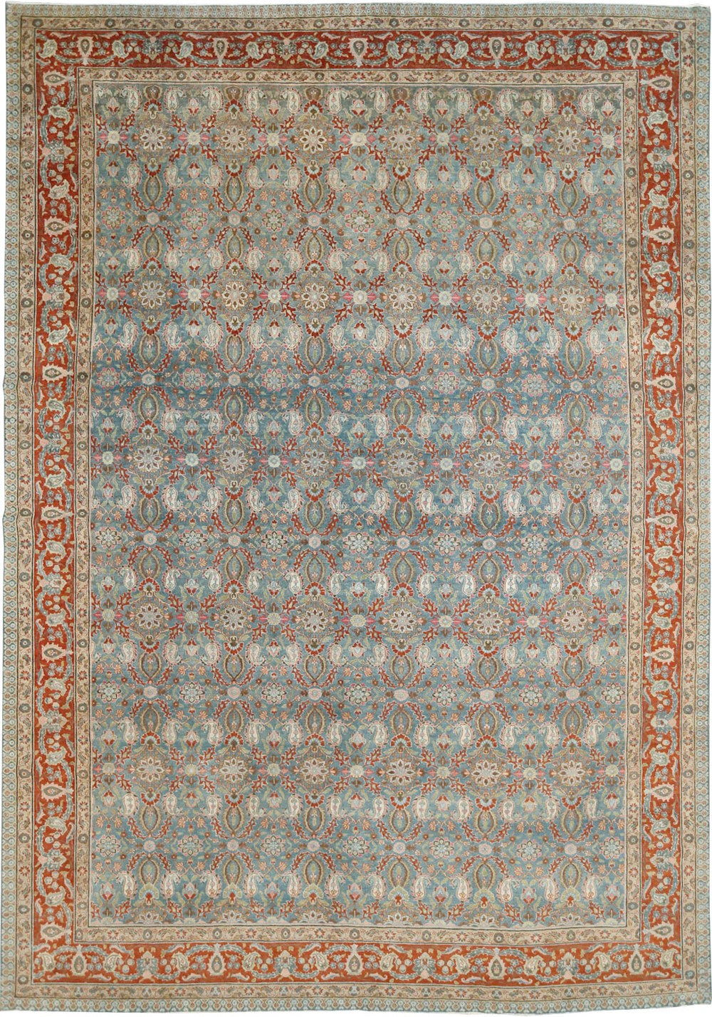 Antique Persian Tabriz Carpet, No.27930 - Galerie Shabab